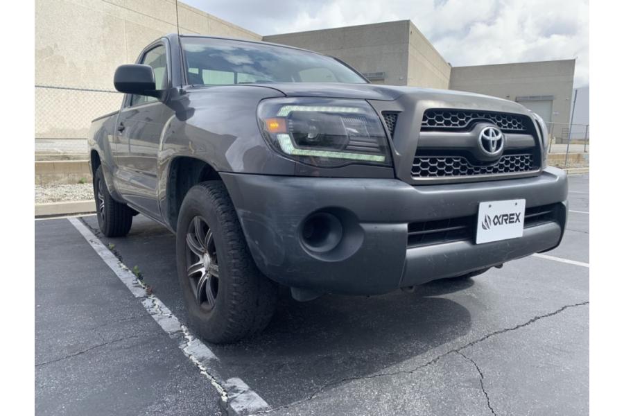 2005-2011 Toyota Tacoma AlphaRex Black Housing, Clear Lens LUXX-Series ...