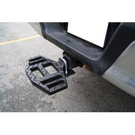 APS 12" Class 3 Black Hitch Step For 2" Receiver w/ Pin Lock