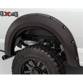 Bushwacker Smooth Black Max Coverage Pocket Style Front Fender Flares