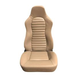 Cipher Auto CPA3001 Beige Leatherette Universal Suspension / Jeep Seats