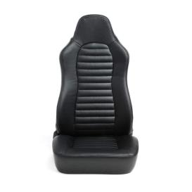 Cipher Auto CPA3001 Black Leatherette Universal Suspension / Jeep Seats - Pair