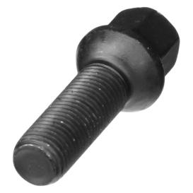 H&R VW / Audi Ball 37mm Thread Length Black Wheel Lug Bolt - Each