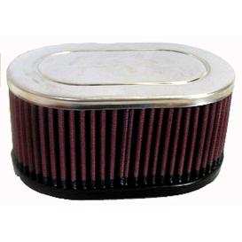 K&N Oval Universal Clamp-On Air Filter