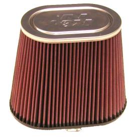 K&N Oval Straight Universal Clamp-On Air Filter