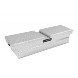 Lund 72" HD Cross Bed Gull-Wing Push Button Tool Box - Chrome