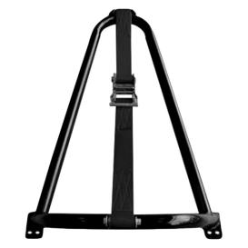 n-FAB Textured Black Bed Mounted Tire Carrier with Black Strap