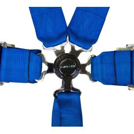 NRG Innovations Blue 6-Point Cam-Lock Racing Belt Hanress
