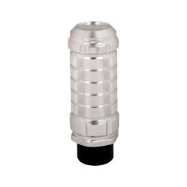 NRG Innovations Stealth Series Silver Adjustable Shift Knob