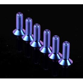 NRG Innovations Coninical Head PurpleTitanium Screw Set