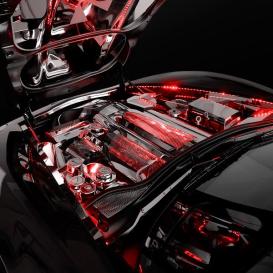 Oracle Lighting Red 60" Engine Bay LED Lighting Kit