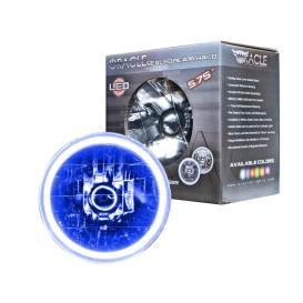 Oracle Lighting 5.75" Round Chrome Sealed Beam Headlights (H5006) with LED Blue Halos Pre-Installed