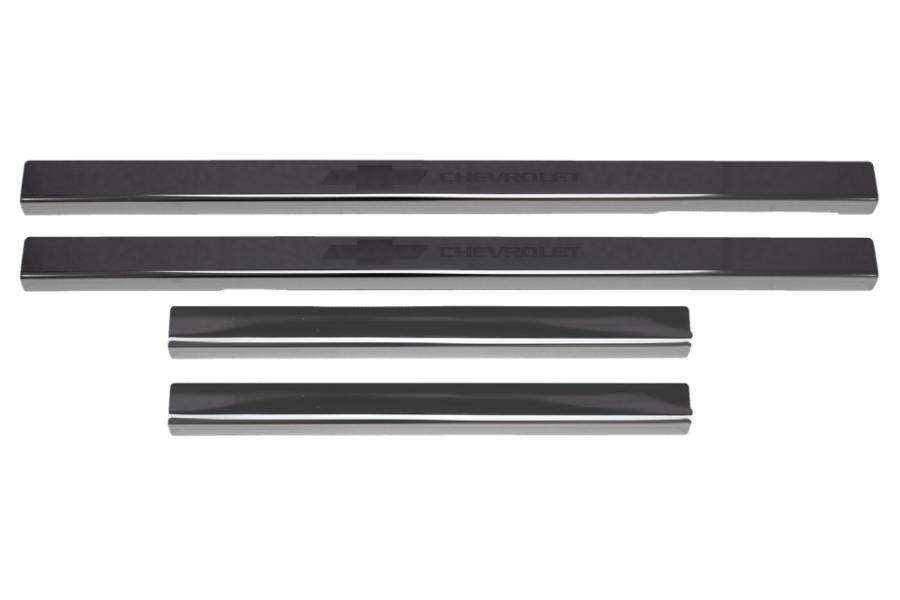 2019-2020 Chevrolet Silverado Putco Black Platinum Cargo Door Sill ...