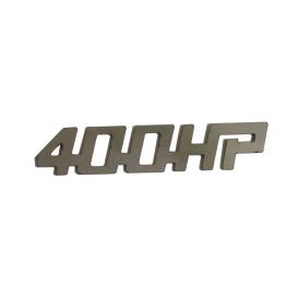 QAA 2-Pc Stainless Steel 400HP Decal