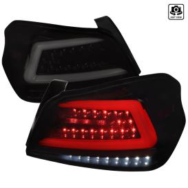 Spec-D Tuning Glossy Black / Smoke Sequential LED Tail Lights