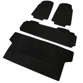 Spec-D Tuning Black 3D Print Floor Mats with Trunk Mat