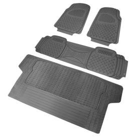 Spec-D Tuning Gray 3D Print Floor Mats with Trunk Mat