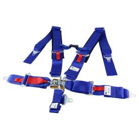 Spec-D Tuning 5-Point Blue Racing Seat Belt