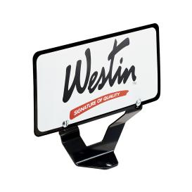 Westin Black Powder Coat License Plate Relocator