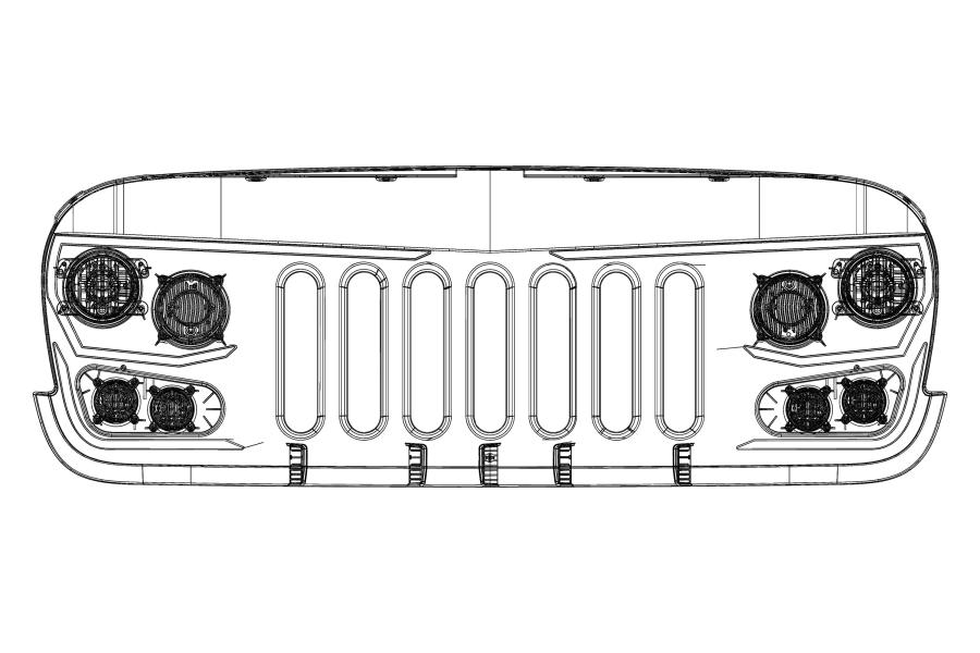 Oracle Lighting Vector Series LED Grille | Free Shipping!